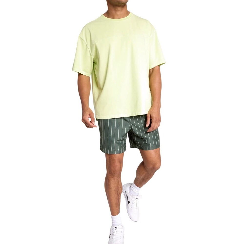 NWT DSG Men's Stacked Hem, Performance Cotten Tee size XXL, Neon Pear‎ color